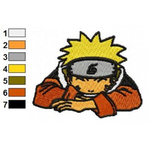Naruto Shippuden Uzumaki Laughs Embroidery Design
